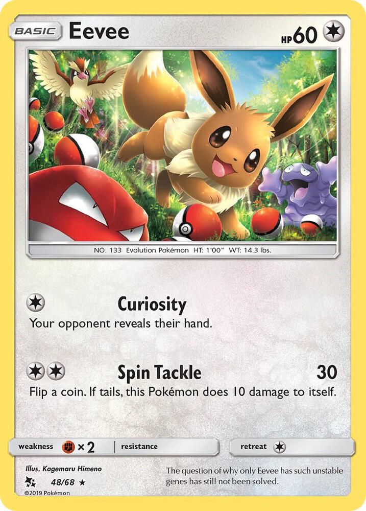 Eevee Holo 48/68 - Monster Mart - Pokémon Cards Australia