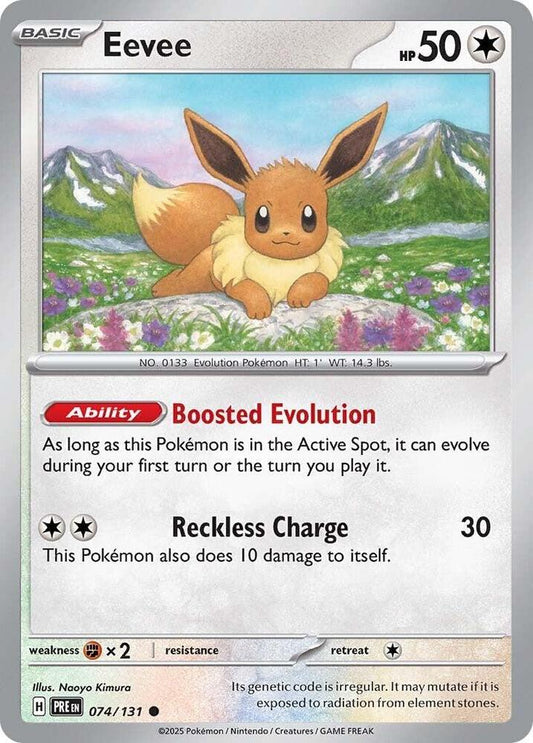 Eevee Reverse Holo 074/131 - Monster Mart - Pokémon Cards Australia