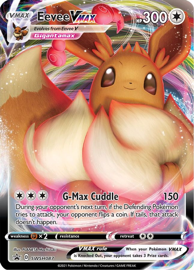 Eevee VMAX SWSH087 - Monster Mart - Pokémon Cards Australia
