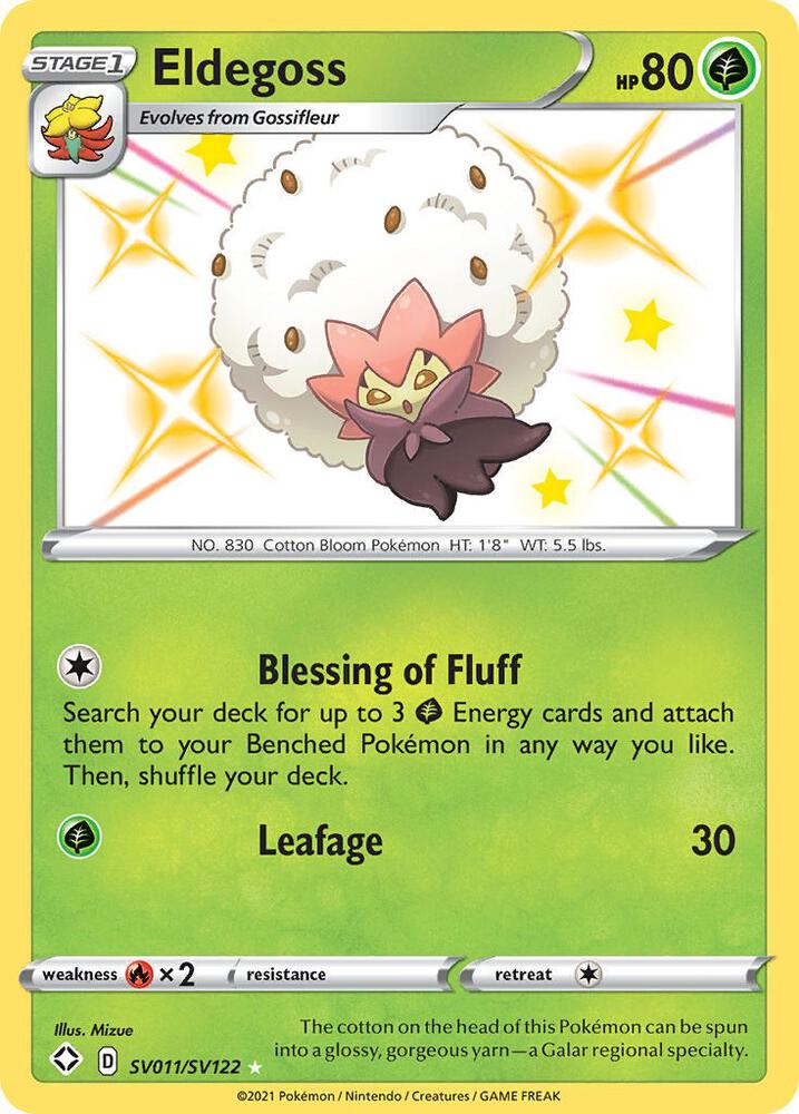 Eldegoss SV011/SV122 - Monster Mart - Pokémon Cards Australia