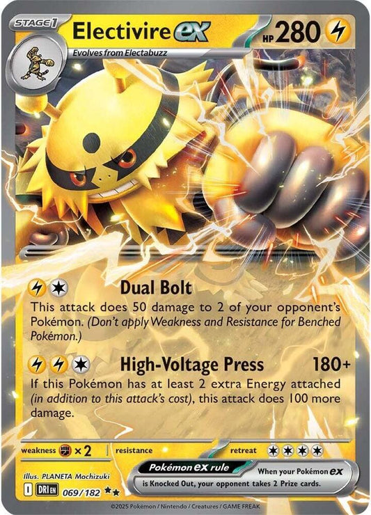 Electivire EX 069/182 - Monster Mart - Pokémon Cards Australia