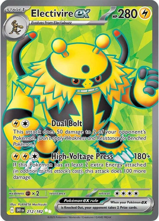Electivire EX 212/182 - Monster Mart - Pokémon Cards Australia
