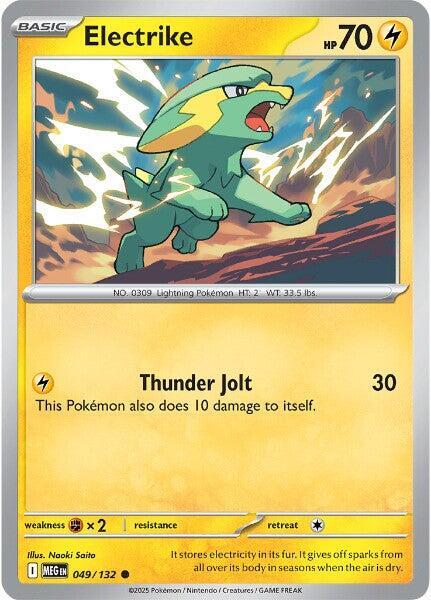 Electrike Reverse Holo 049/132 - Monster Mart - Pokémon Cards Australia