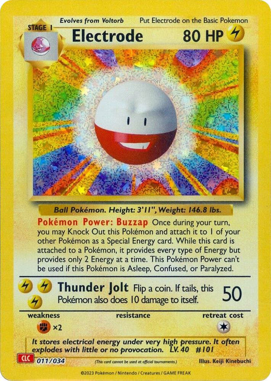 Electrode 011/034 (CLC) - Monster Mart - Pokémon Cards Australia