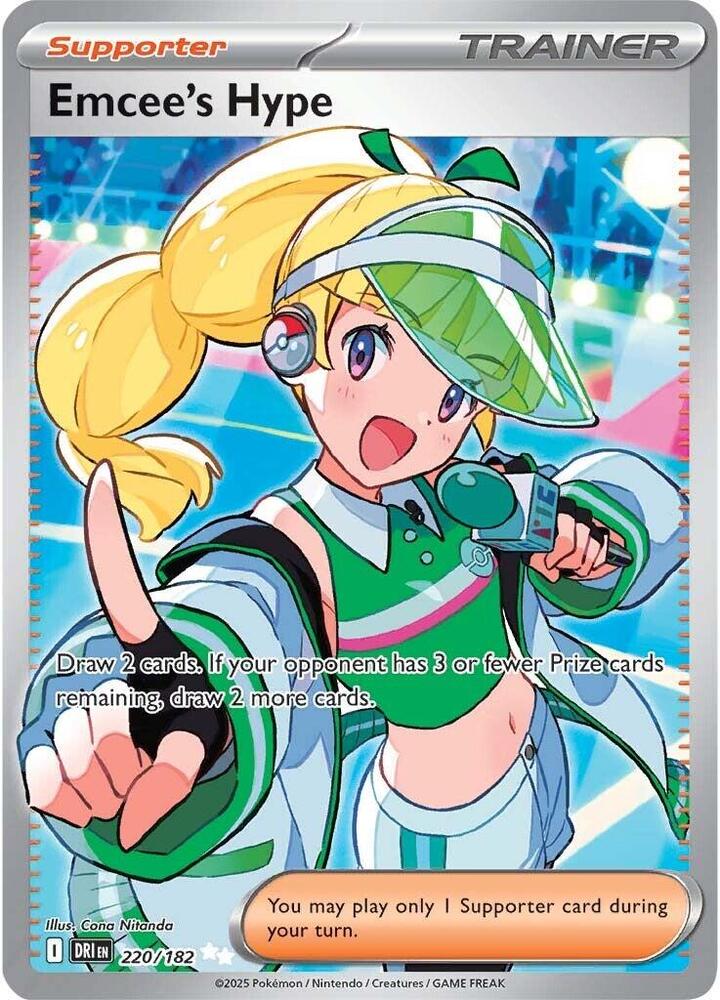Emcee's Hype 220/182 - Monster Mart - Pokémon Cards Australia