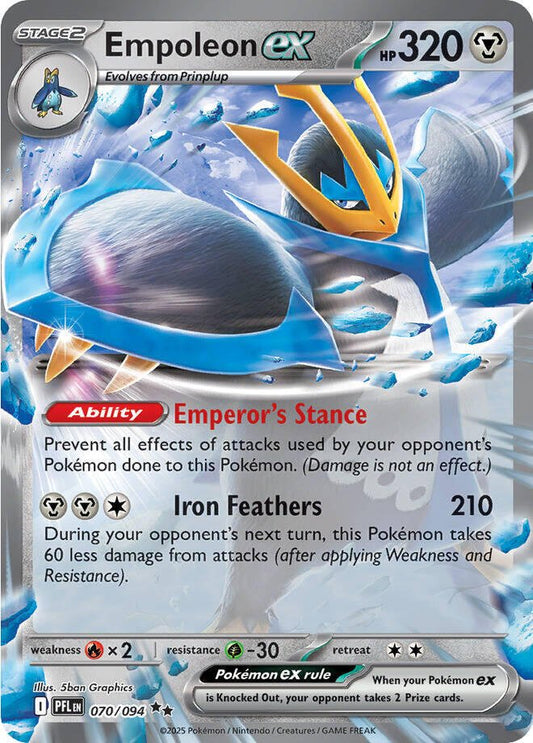 Empoleon EX 070/094 - Monster Mart - Pokémon Cards Australia