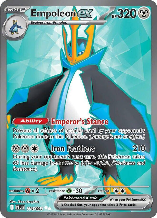 Empoleon EX 114/094 - Monster Mart - Pokémon Cards Australia