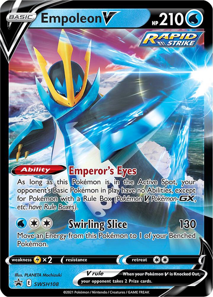 Empoleon V SWSH108 - Monster Mart - Pokémon Cards Australia