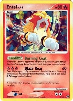 Entei LV.43 4/132 Cracked Ice Holo - Monster Mart - Pokémon Cards Australia
