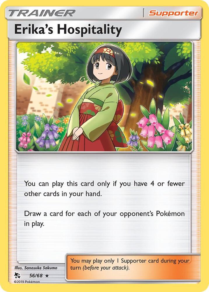 Erika's Hospitality Reverse Holo 56/68 - Monster Mart - Pokémon Cards Australia