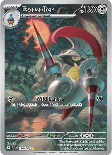 Escavalier 138/086 - Monster Mart - Pokémon Cards Australia
