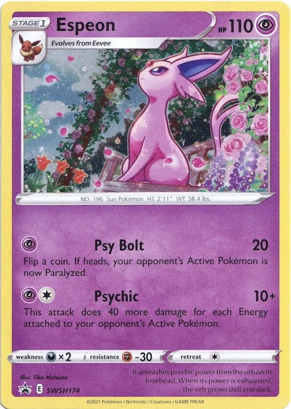 Espeon SWSH174 - Monster Mart - Pokémon Cards Australia