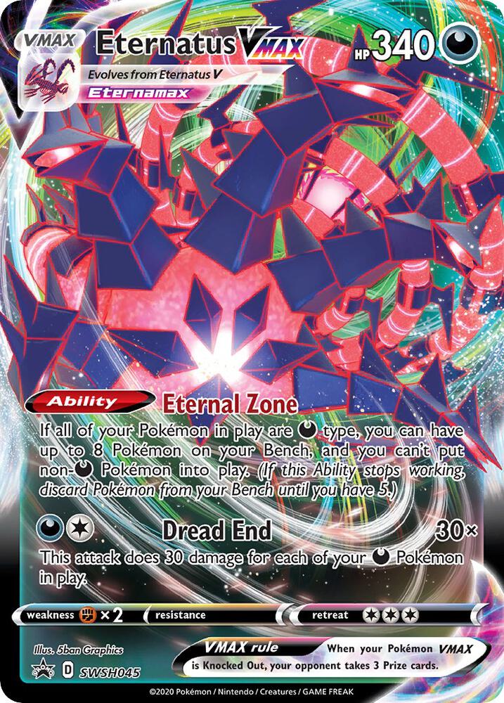 Eternatus VMAX SWSH045 - Monster Mart - Pokémon Cards Australia