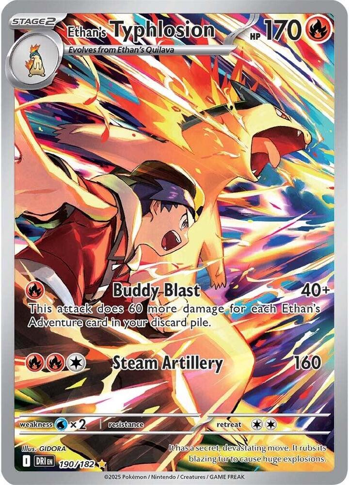 Ethan's Typhlosion 190/182 - Monster Mart - Pokémon Cards Australia