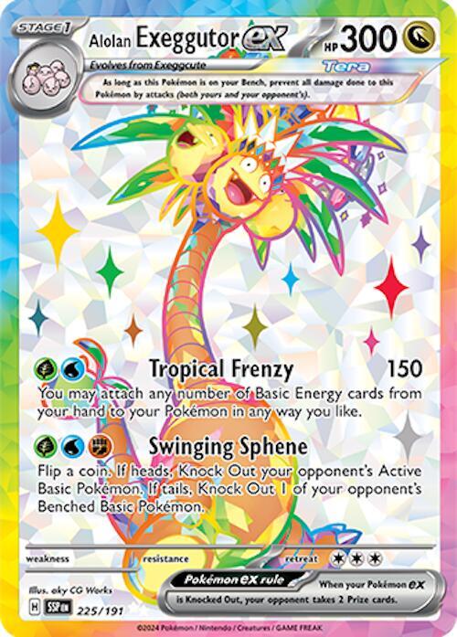 Exeggutor EX 225/191 - Monster Mart - Pokémon Cards Australia