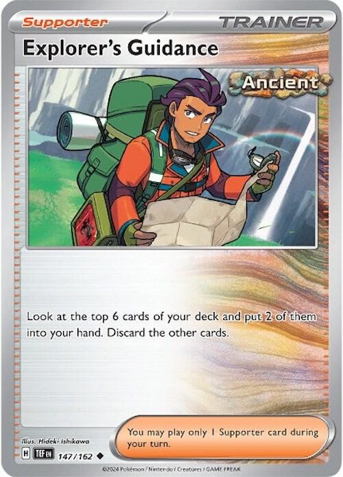 Explorer's Guidance Reverse Holo 147/162 - Monster Mart - Pokémon Cards Australia