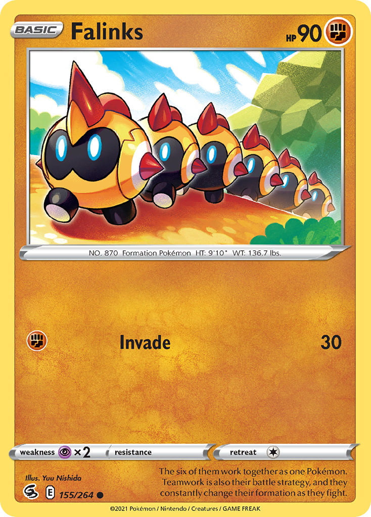 Falinks Reverse Holo 155/264 - Monster Mart - Pokémon Cards Australia