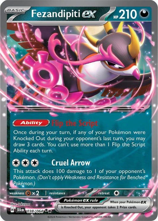 Fezandipiti EX 038/064 - Monster Mart - Pokémon Cards Australia