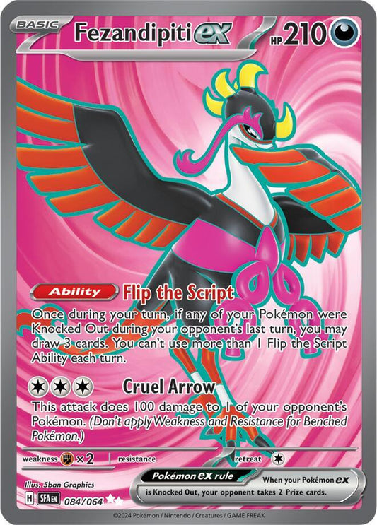 Fezandipiti EX 084/064 - Monster Mart - Pokémon Cards Australia