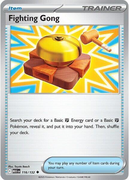 Fighting Gong Reverse Holo 116/132 - Monster Mart - Pokémon Cards Australia