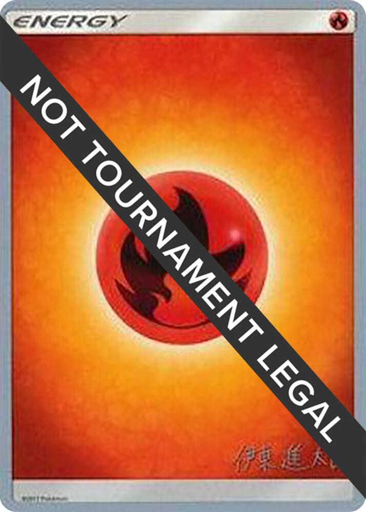 Fire Energy - Shintaro Ito - World Championships 2019 - Monster Mart - Pokémon Cards Australia