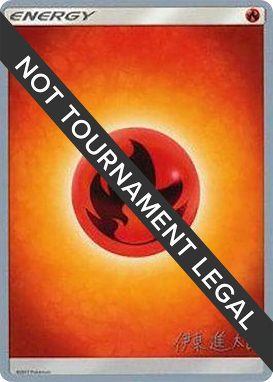 Fire Energy - Shintaro Ito - World Championships 2019 - Monster Mart - Pokémon Cards Australia