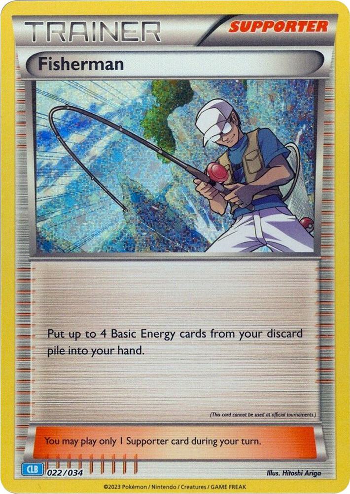 Fisherman 022/034 (CLB) - Monster Mart - Pokémon Cards Australia