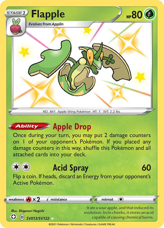 Flapple SV013/SV122 - Monster Mart - Pokémon Cards Australia