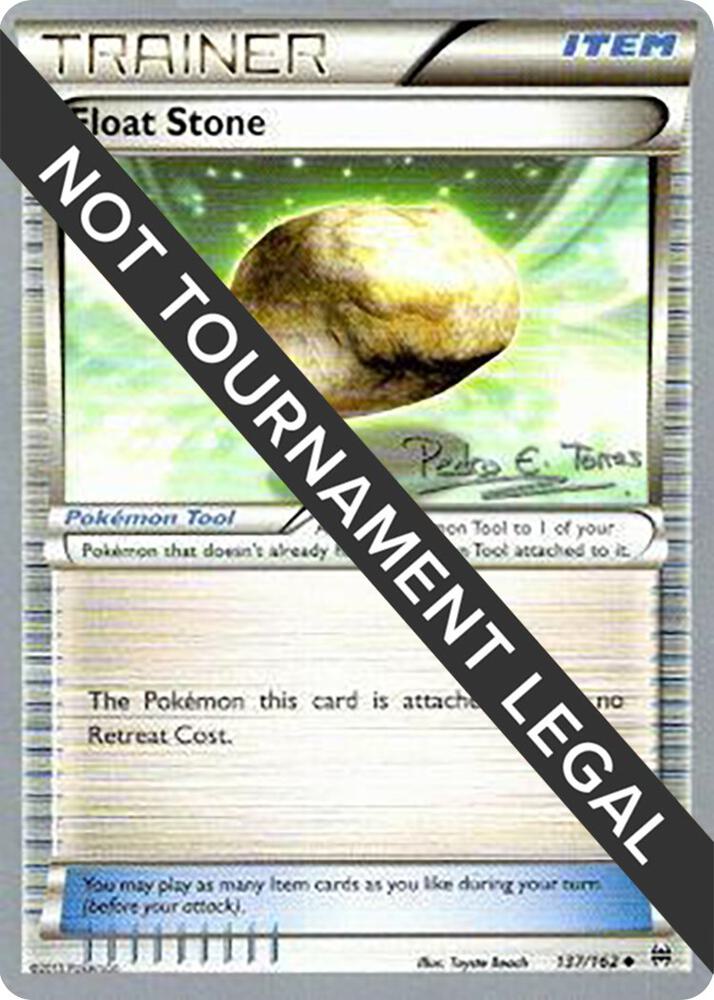 Float Stone 137/162 - Pedro Eugenio Torres - World Championships 2018 - Monster Mart - Pokémon Cards Australia