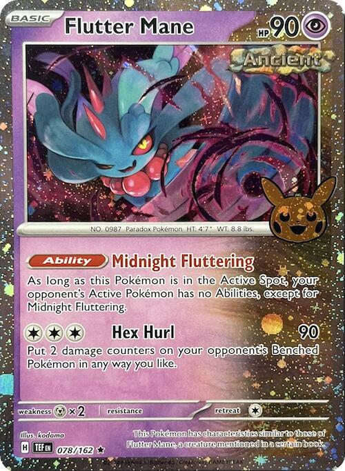 Flutter Mane 078/162 Cosmos Holo - Monster Mart - Pokémon Cards Australia
