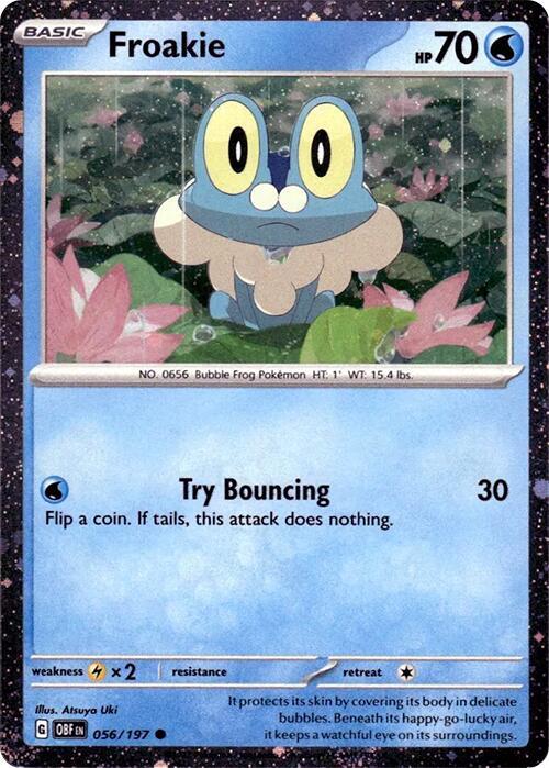 Froakie 056/197 Cosmos Holo - Monster Mart - Pokémon Cards Australia