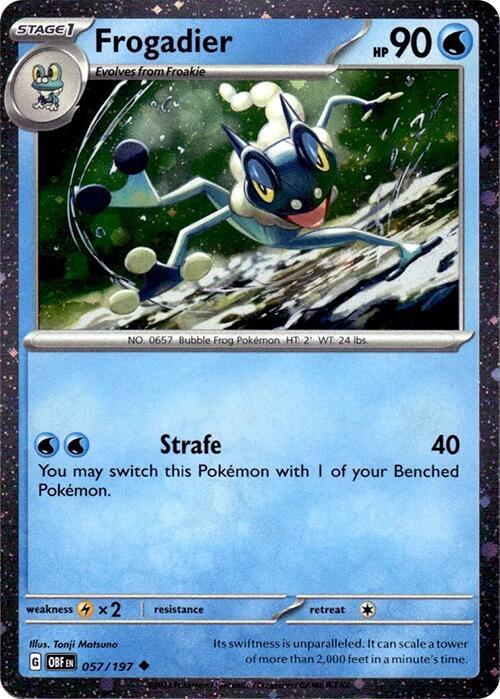 Frogadier 057/197 Cosmos Holo - Monster Mart - Pokémon Cards Australia