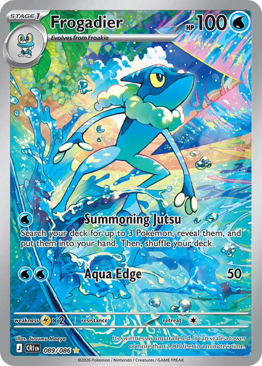 Frogadier 089/086 - Monster Mart - Pokémon Cards Australia