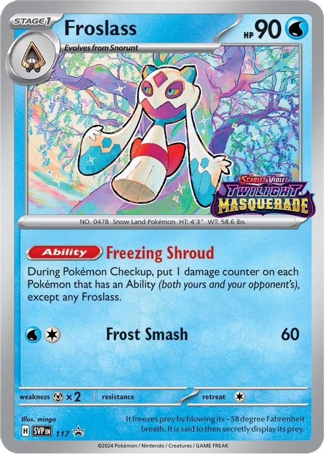 Froslass 117 - Monster Mart - Pokémon Cards Australia