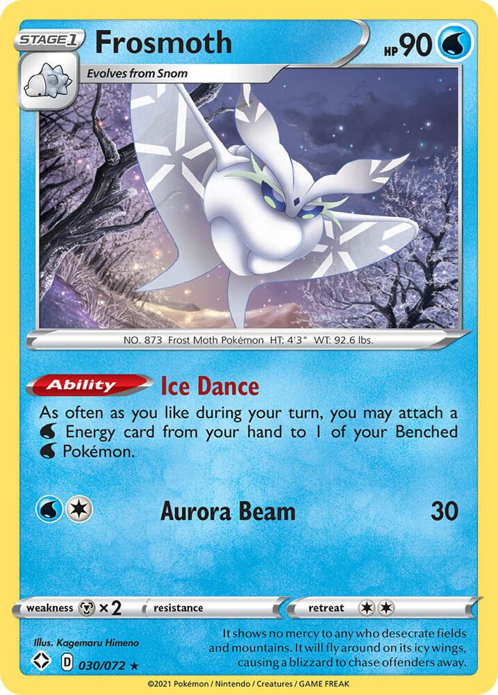 Frosmoth Holo 030/072 - Monster Mart - Pokémon Cards Australia