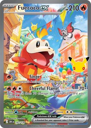 Fuecoco EX 147/128 - Monster Mart - Pokémon Cards Australia