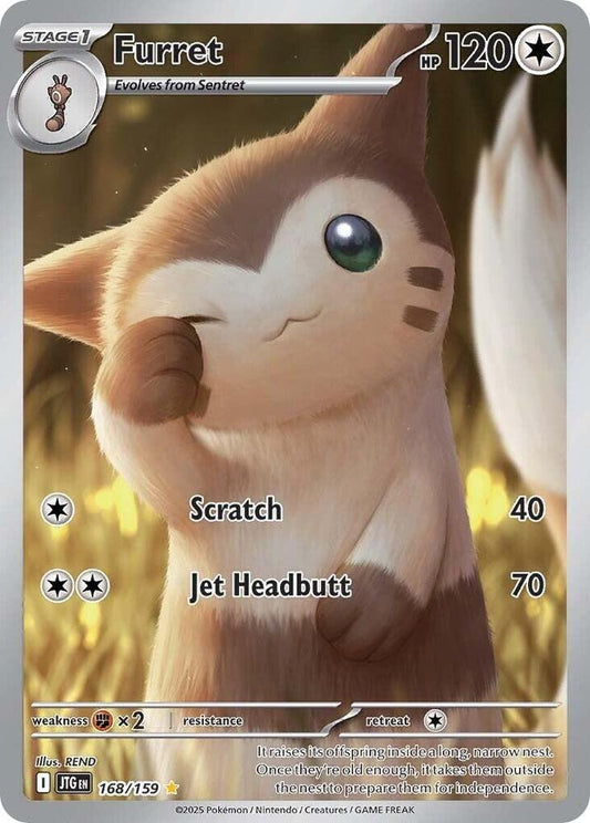 Furret 168/159 - Monster Mart - Pokémon Cards Australia