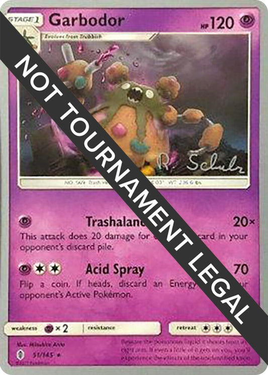 Garbodor 51/145 - Robin Schulz - World Championships 2018 - Monster Mart - Pokémon Cards Australia