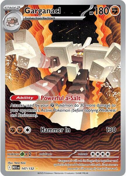 Garganacl 147/132 - Monster Mart - Pokémon Cards Australia