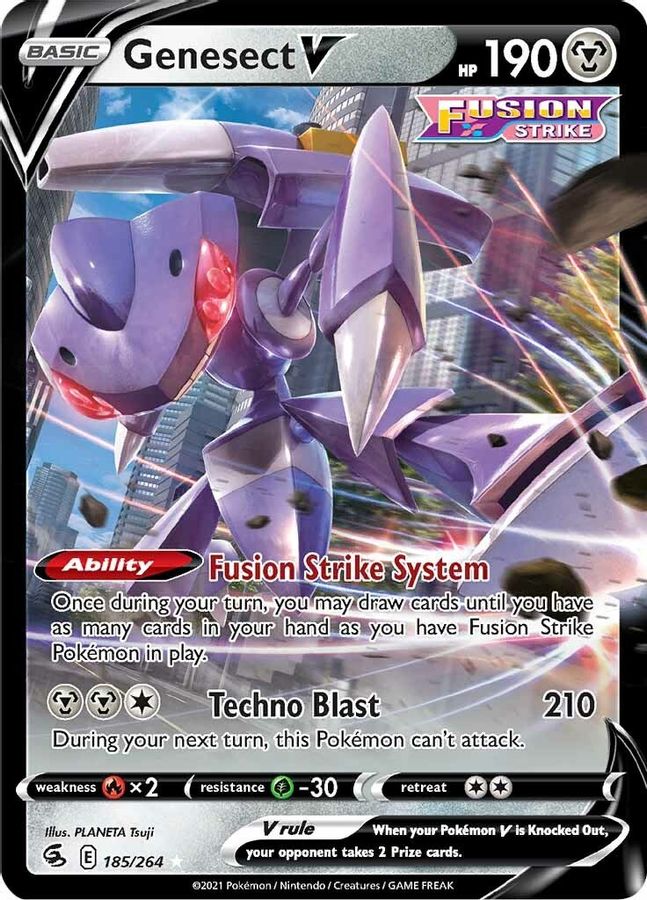 Genesect V 185/264 - Monster Mart - Pokémon Cards Australia