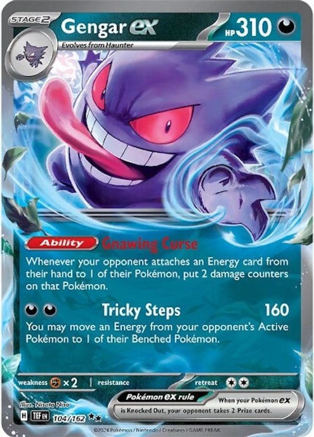 Gengar EX 104/162 - Monster Mart - Pokémon Cards Australia