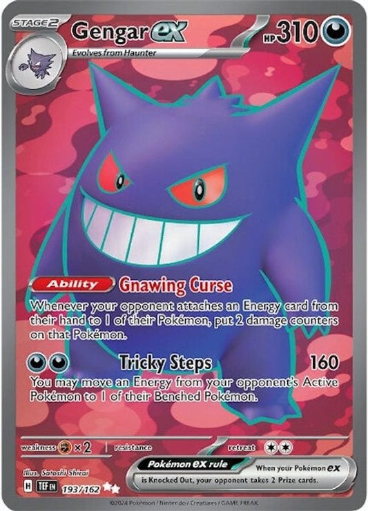 Gengar EX 193/162 - Monster Mart - Pokémon Cards Australia
