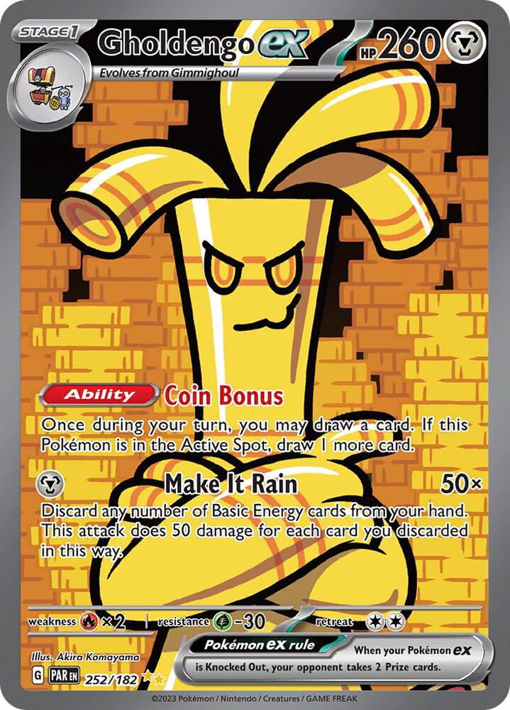 Gholdengo EX 252/182 - Monster Mart - Pokémon Cards Australia