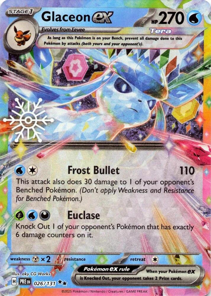 Glaceon EX 026/131 Holiday Calendar Sealed - Monster Mart - Pokémon Cards Australia