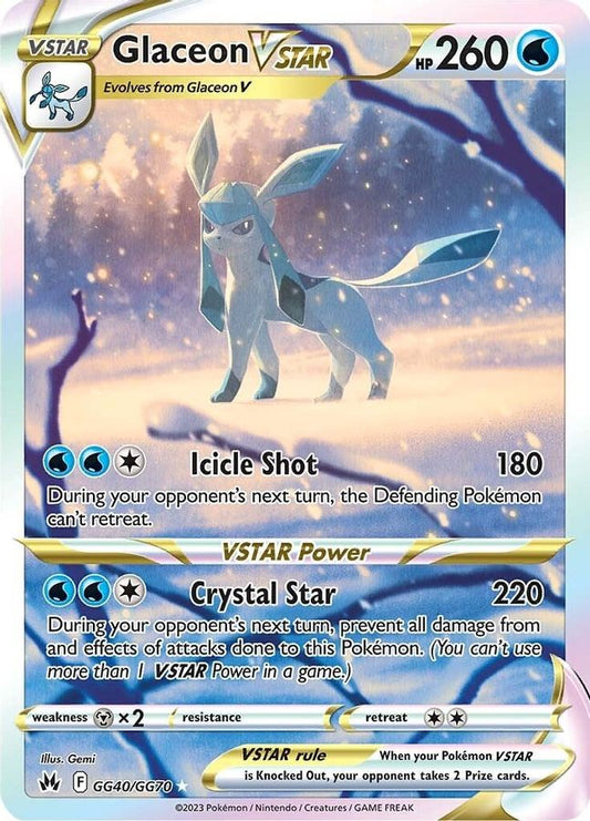 Glaceon VSTAR GG40/GG70 - Monster Mart - Pokémon Cards Australia
