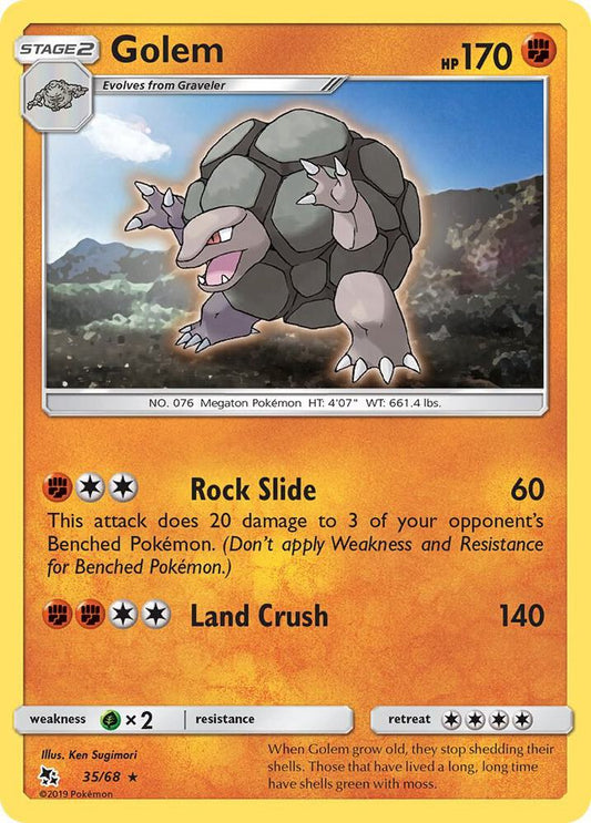 Golem Reverse Holo 35/68 - Monster Mart - Pokémon Cards Australia