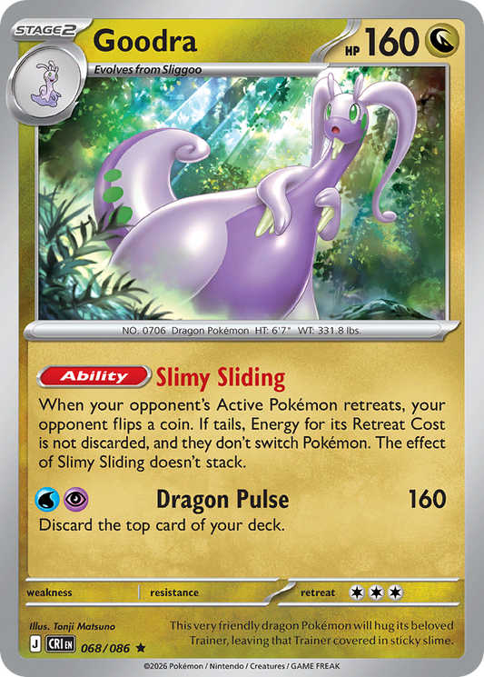 Goodra Holo 068/086 - Monster Mart - Pokémon Cards Australia
