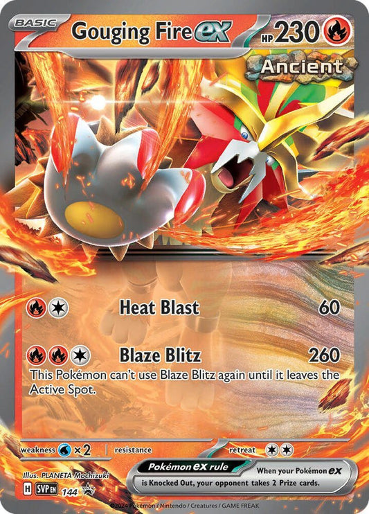 Gouging Fire EX 144 - Monster Mart - Pokémon Cards Australia