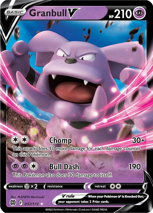 Granbull V 057/172 - Monster Mart - Pokémon Cards Australia