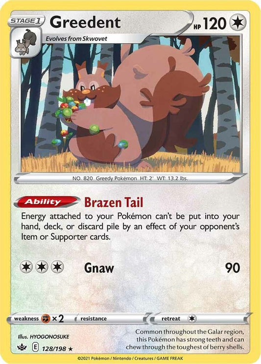 Greedent Holo 128/198 - Monster Mart - Pokémon Cards Australia